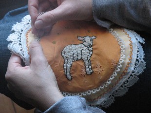 Little Lamb embroidery